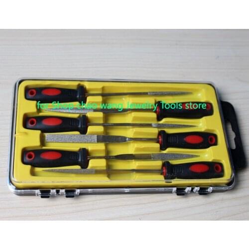 6pcs Precision Needle Files Set 5mm Dial x 180mm