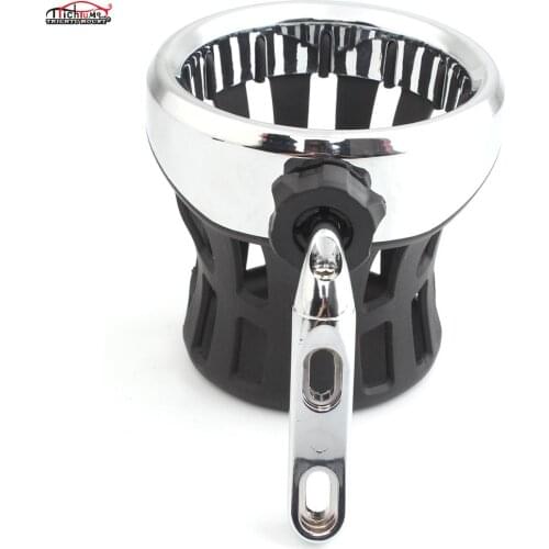 New Motorcycle Drink Cup Holder Carrier Support For Harley Touring Dyna Livewire XL FXST Road King w/Clutch Brake Perch Mount