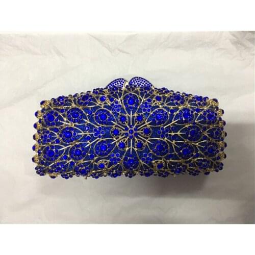 New Arrival 2020 Hollow Out Bridal Tote Bag Womens Handbags and Purses Clutch Evening Bag Diamond Wedding Handbag Bridal Purse