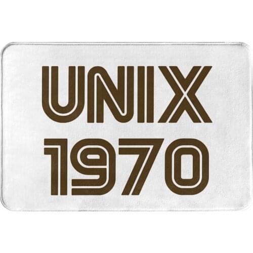 Linux Operating System Tux Penguin Non-slip Doormat Unix 1970 Living Room Kitchen Mat Outdoor Carpet Indoor Pattern Decor