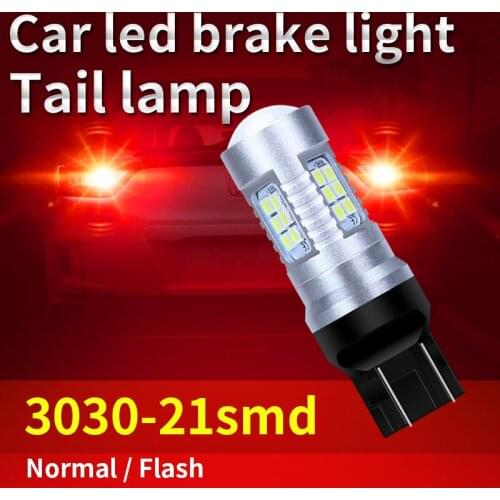 Wholesale 50piece auto canbus signal lamp car LED lights 1157 BA15D Bulb BT20 Bulb 3030 21smd tail Brake lamp for car styling