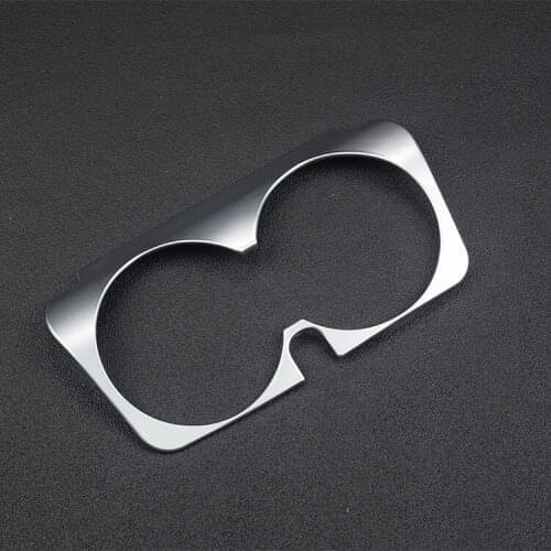 Fit for Benz new E-class water cup seat decorative frame light bar for e200l e300l interior modification patch accessories