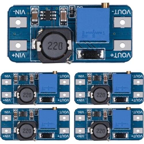MT3608 DC-DC Step Up Converter Booster Power Supply Module Boost Step-up Board MAX output 28V 2A for arduino