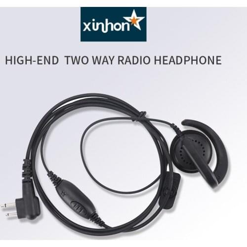 Volume Adjustable Earpiece PTT Mic Headset For Motorola GP68 CP88 CT150 P080 PRO1150 For HYT TC-500 Walkie talkie