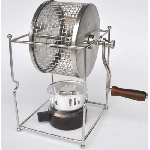 Handle coffee bean baked machine beans roasting machine manual beans roaster mini baking maker DIY small stainless steel rollers