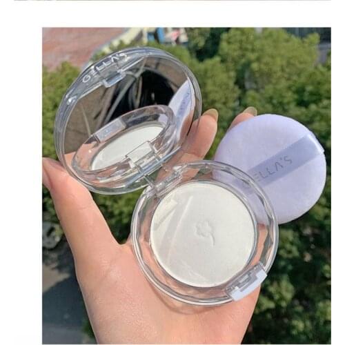 Silky Light Powder Compact Delicate Micro-pearl Light And Transparent Suitable For Oily Makeup Invisible Pores New TSLM1