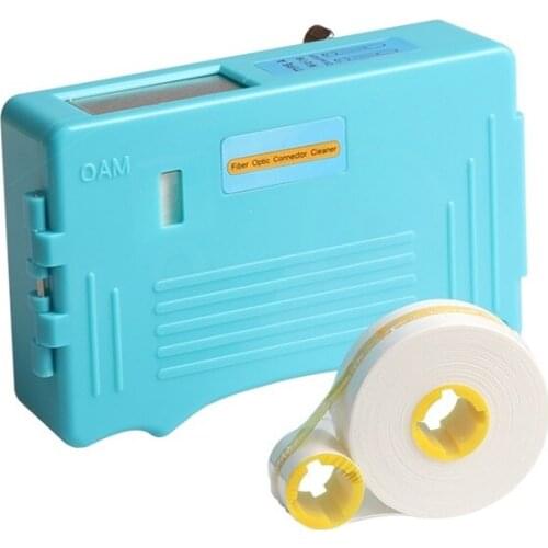 High Quality OAM Fiber Optic Connector Cleaner Clean Box Cassette Cleaner End Face Cleaner