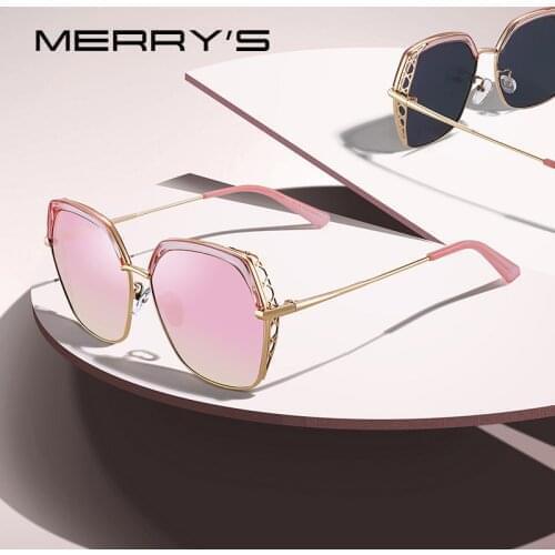 MERRYS Women Fashion Square Polarized Sunglasses Ladies Trending Sun glasses UV400 Protection S6306
