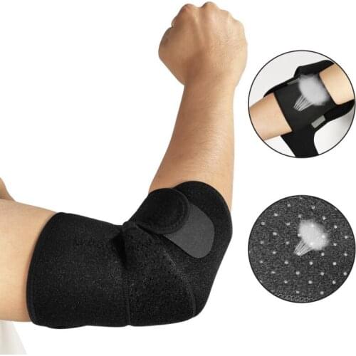 1PCS Adjustable Sports Elbow Bandage Breathable Elbow Pads Basketball Volleyball Gym Sports Safety Arm Sleeve Cover Pads