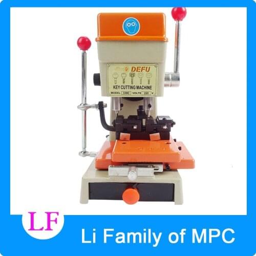 339C Vertical Key Cutter Defu Key Cutting Machine For Duplicating Security Keys Locksmith Tools Lock Pick Set 220v/50hz 150W
