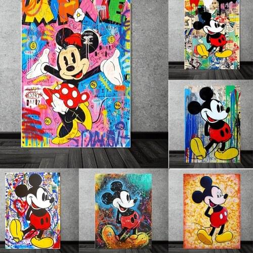 5D DIY Diamond Painting Cartoon Disney Mickey Mouse Cross stitch Diamond Embroidery Mosaic Picture Rhinestones Decor