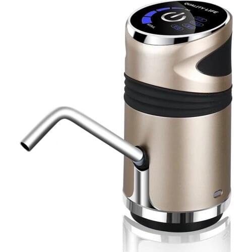 ZK30 Automatic Electric Water Pump USB Charging Button Dispenser Gallon Bottle Drinking Switch For Water Pumping Device