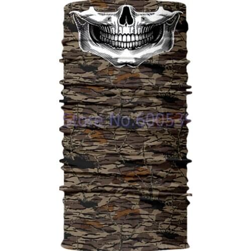 Skull Bandana Balaclava Hunting Fishing Outdoor Military Breathing Motorcycle Ski Cycling ProtectionTA21