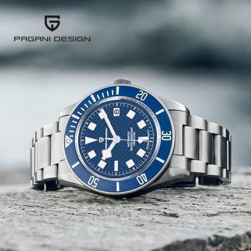 PAGANI DESIGN Luxury Brand Sapphire Mens Automatic Watches Japan NH35A Mechanical Men Watch 100M Waterproof Stainless steel 2021