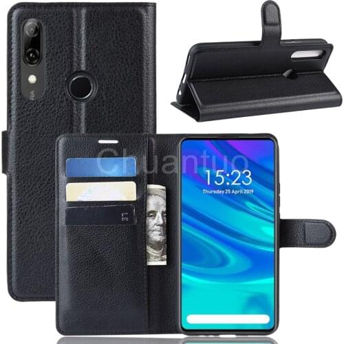 Book Style PU Leather Case Cover for Huawei P Smart Z Flip Wallet Phone Bags Cases for Huawei Y9 Prime 2019