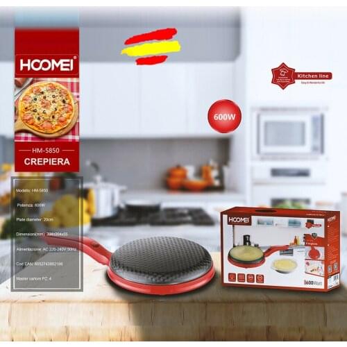 CREPERA surface non-stick HOOMEI 20 cm diameter light built-in handle anti Burns kitchen professional SARTEN
