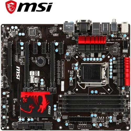 For MSI Z77A-G45 GAMING Computer USB3.0 SATA III Motherboard LGA 1155 DDR3 For Intel Z77 Z77M Desktop Mainboard Used