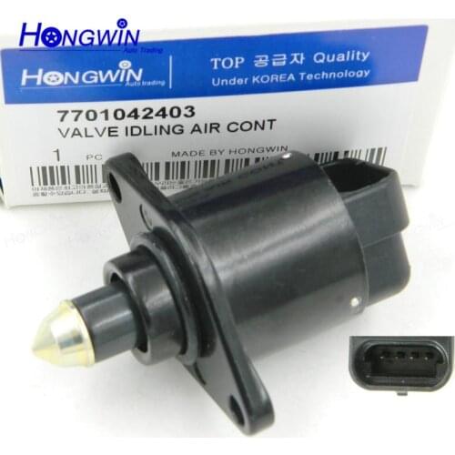 Genuine NO: 7701042403 Idle air Control Valve IAC actuator For RENAULT CLIO KANGOO TWINGO 801000774001 D95129 B23/00 D95129X