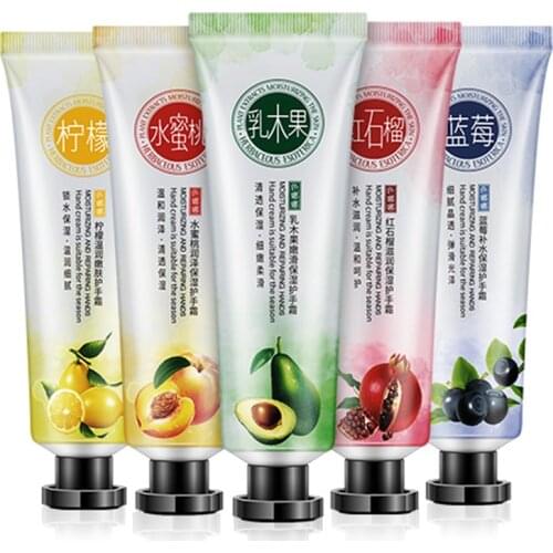 Korean Moisturizing Flower Fruit Fragrance Hand Lotions Nourishing Anti-cracking Hand Cream Hand Skin Care