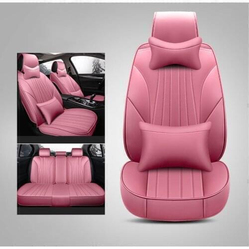 WLMWL Leather Car Seat Cover for Chery all models QQ3 QQ6 Ai Ruize A3 Tiggo X1 QQ A5 E3 V5 EQ1 Tiggo E5 A3 car accessories