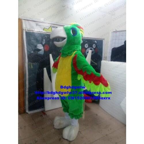 Colorful Parrot Parakeet Macaw Bird Mascot Costume Adult Cartoon Character Parent-child Activities Square Publicity zx1476