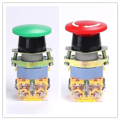 LA39-11M LA39-11ZS 220mm Mushroom Head Emergency Stop Push Button Switch