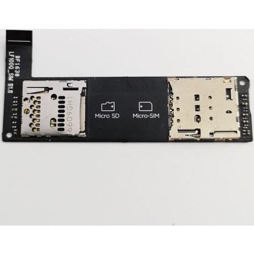 LF100Q_SIM Micro SD Micro-SIM with Flex Cable Ribbon for YOGA Tab 3 Plus Tablet YT-X703 YT-X703L