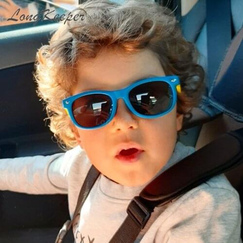 New Kids Polarized Sunglasses 2020 TR90 Boys Girls Sun Glasses Silicone Safety Glasses Gift For Children Baby UV400 Eyewear