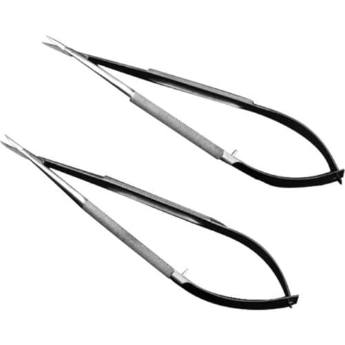 Microscopic Scissor Forcep Probe Micro Hook Tweezer Spatula 12cm Stainless Steel Dropship