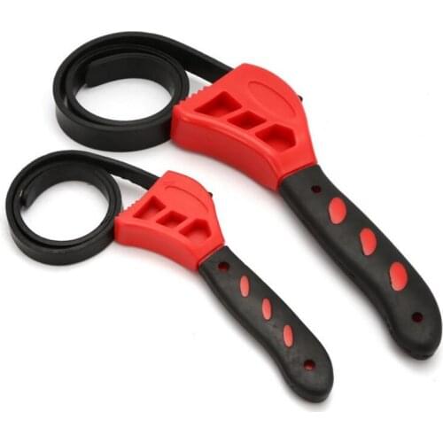 6 inch 8 inch Multifunctional Belt Wrench Plastic Adjustable Bottle Opener Auto Repair Filter Universal Wrench