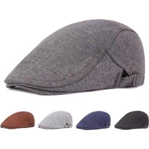 British Style 2020 Autumn Winter Men Berets Cap Hats Fashion Flat Caps For Men Hat Classic Vintage Beret Cap