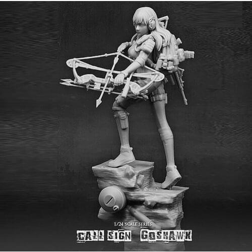 1/24 Scale Unpainted Resin Figure Call Sign Goshawk collection figure