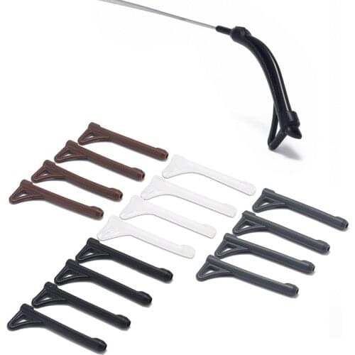 5 Pairs Glasses Slip Cover Anti-lost Silicone Ear Hook Glasses Legs Sleeve Holder for Sunglasses Glasses Accessories