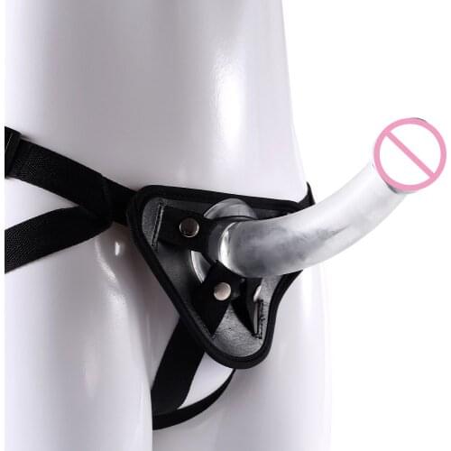 Wearable Strapon Dildo For Lesbians Realistic Dildo Pants For Women Strap On Harness Artificial Penis With Suction Cup Sex Toys