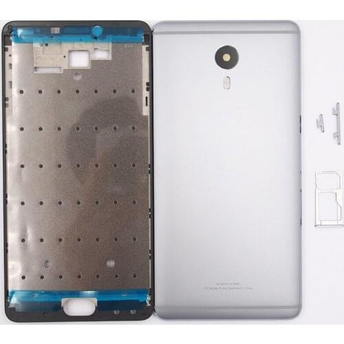 BaanSam New Front Frame Battery Door Back Cover Housing Case For MEIZU M3 Max 6 Inch With Power Volume Buttons+SIM Card Tray