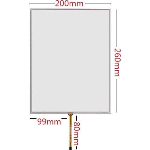 New 12-inch four-wire touch screen is suitable for industrial computer, cashier, ticket machine, medical equipment 260*200mm