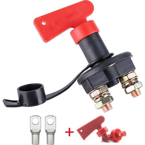 NST Battery Isolator Switch, Automotive Car Battery Cut Off Switch 12V / 24V Emergency Power Kill Disconnector Cut Off Switch