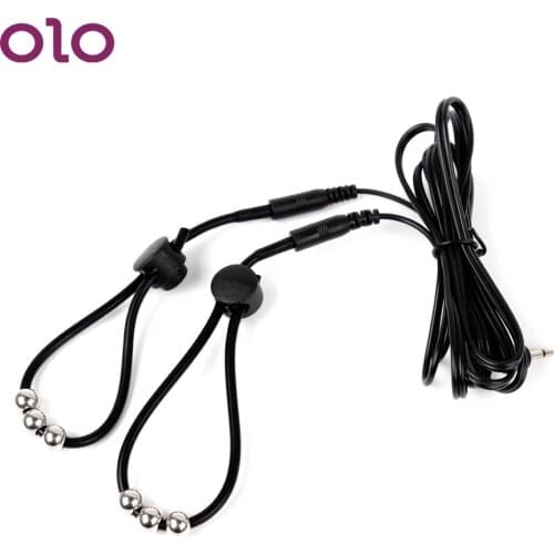 OLO Sex Toys For Men Penis Rings Penis Extender Electric Shork Medical Themed Toys Cock Rings Erotic Masturbation