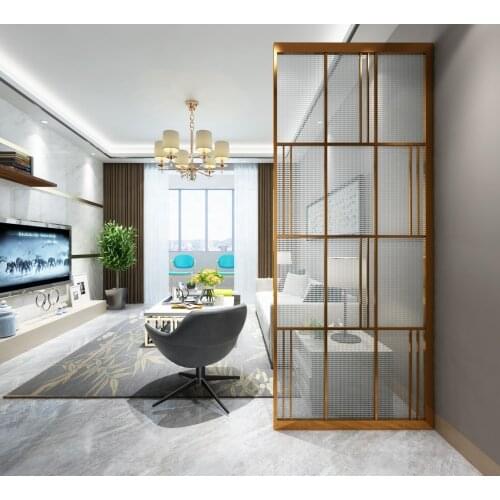 Stainless Steel Screen Partition Home Entrance Door To Block The Living Room Decoration Entrance