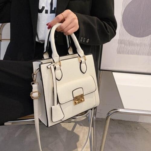 Fashion designer Boutique Shoulder Bags Retro Casual Women Totes small Shopping Bag Female Leather white Handbag for Women 2021