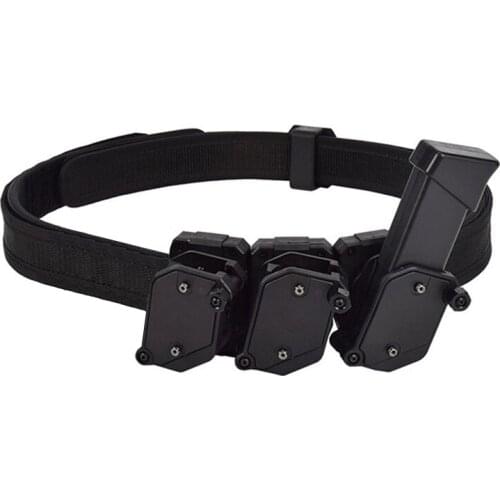 Tactical Duty Belt Set With 3 Mag Magzine Case Pouch IPSC Competition Airsoft Hunting Military and Equipment Accessories