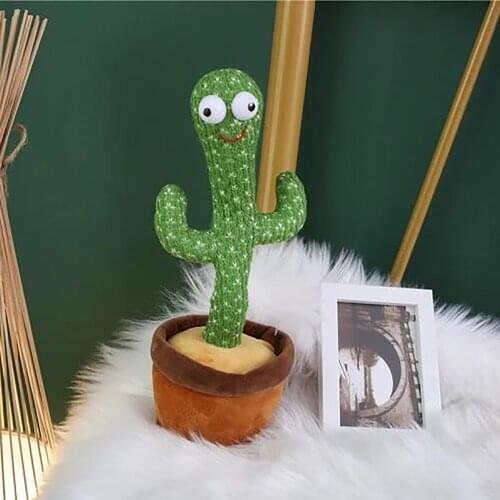 Dancing cactus Twisting cactus will move electronic shaking dancing toy with singing voice plush cute dancing cactus