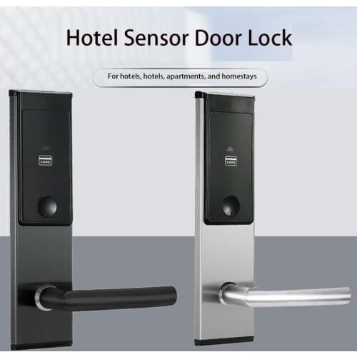 Smart Door Lock IC Card Magnetic Card Induction Key Hotel Apartment Hotel Rental Room Hospital Safe Handle Electronic Lock