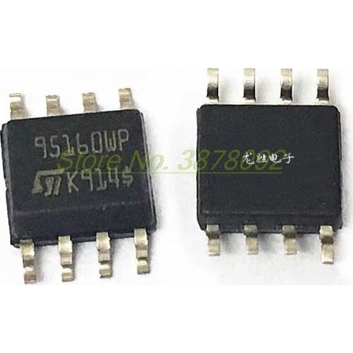 10pcs/lot M95160-WMN6TP 95160 95160WP 95160P 95160WQ Serial EEPROM memory chip For Car Memory sop-8 NEW ORIGINAL In Stock