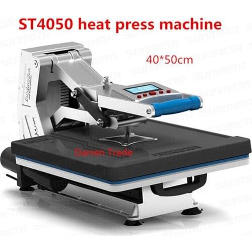 40*50cm New Design Panel Heat Transfer Machine 110v/220v Sublimation Flatbed Heat Press Machine T-Shirt Printing Machine ST4050