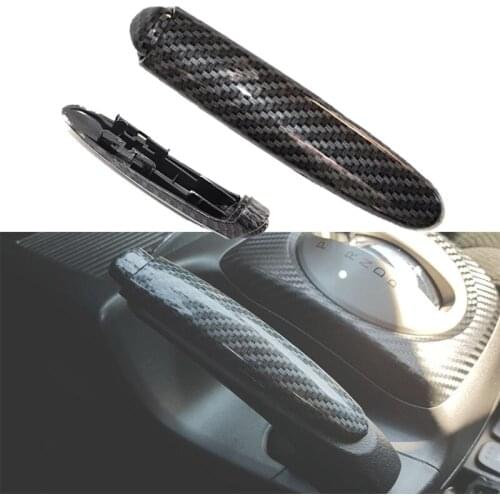 47115-SNA-A82ZA Carbon Car Interior Parking Emergency Hand Brake Handle Lever Grip Cover for Honda Civic 2006-2011