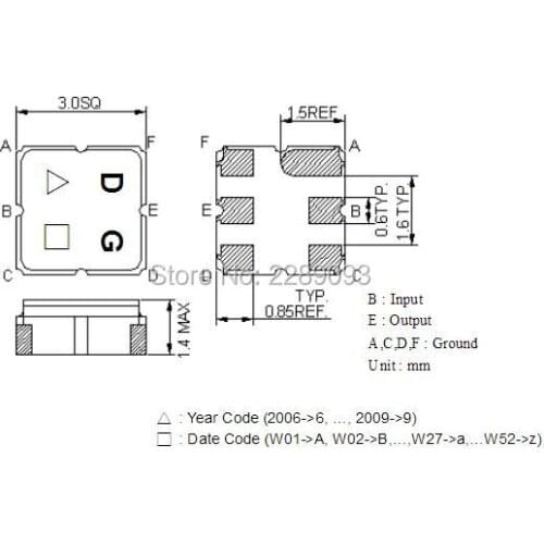 Free Shipping! NEW Original 10pcs/lot TA0967A TA0967 TA 0967A DG SAW Filter 1561 MHz SMD