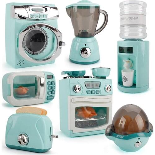 Kid Kitchen Toy Simulation Kitchen Toy Spray Water Dinnerware Pretend Play Toys