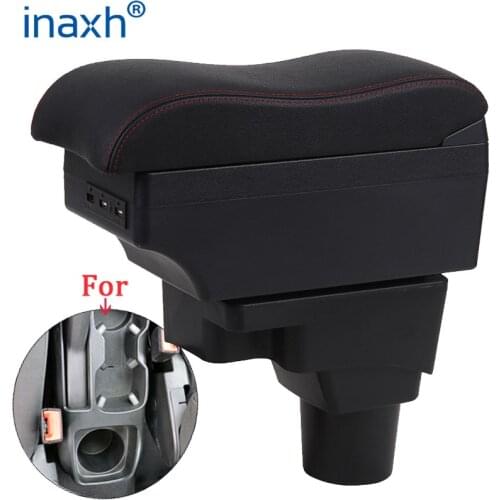 For Chevrolet sonic Armrest For Chevrolet AVEO Car Armrest box Retrofit parts Interior Storage box 3USB LED Simple installation