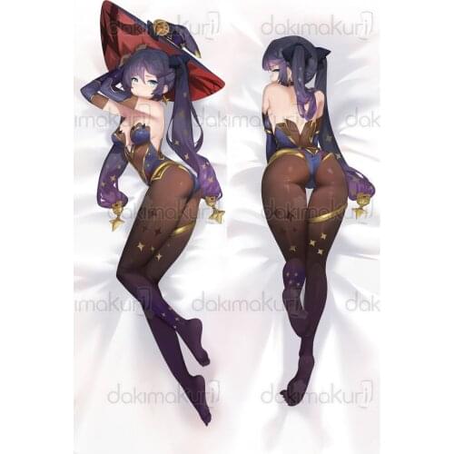 Dakimakura Anime Mona（Genshin Impact）Double-sided Print Life-size Body Pillow